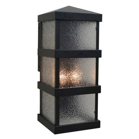 Arroyo Craftsman 8" Barcelona Wallmout, Antique Brass, Aerolite Glass BAW-8AE-AB